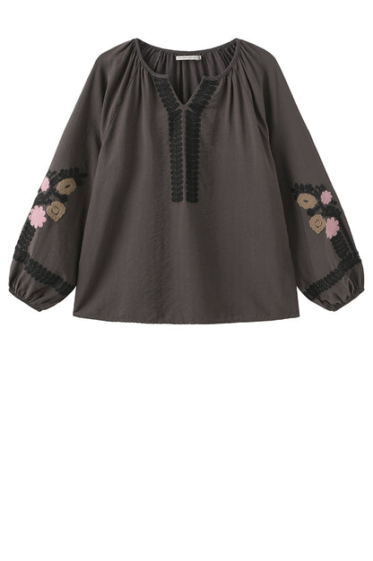 LUXZUZ // ONE TWO Adel Blouse Blouse 774 Granola