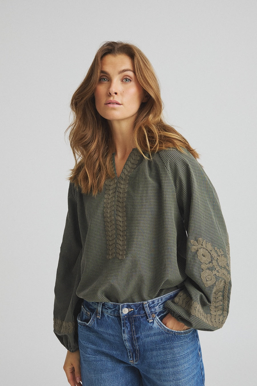 LUXZUZ // ONE TWO Adel Blouse Blouse 630 Oregano