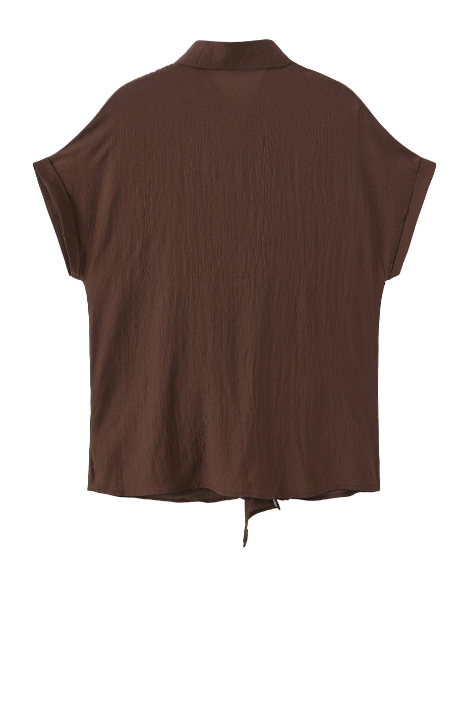 LUXZUZ // ONE TWO Adelgunde Shirt Shirt Dark Brown 7090