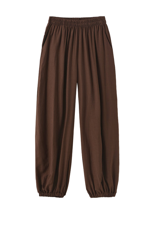 LUXZUZ // ONE TWO Adolphi Pant Pant Dark Brown 7090