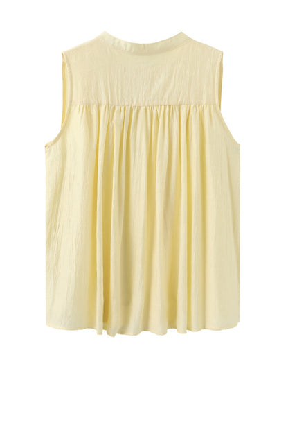 LUXZUZ // ONE TWO Agathe Top Top Soft Yellow 1029