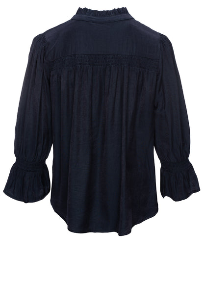 LUXZUZ // ONE TWO Aino Shirt Shirt 577 Night Blue