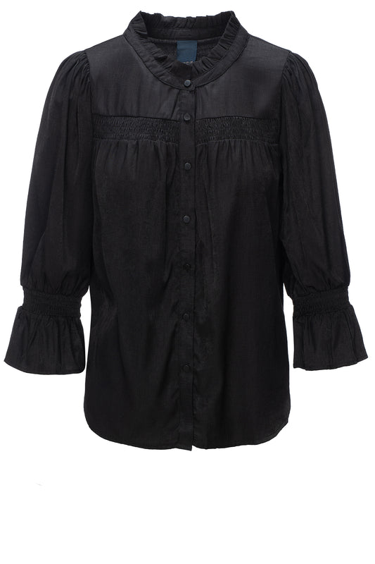 LUXZUZ // ONE TWO Aino Shirt Shirt 999 Black