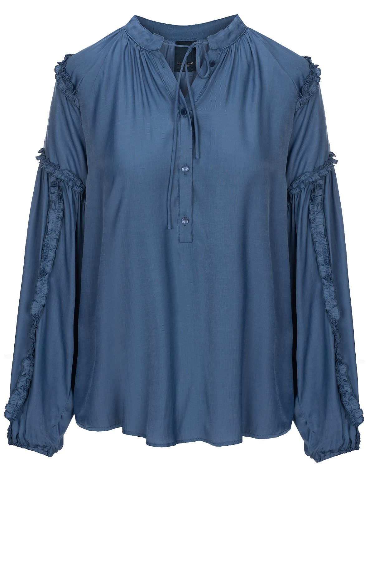 LUXZUZ // ONE TWO Aksinja Blouse Blouse 549 Coastal Fjord