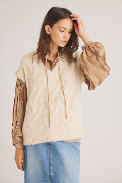 LUXZUZ // ONE TWO Aksinja Blouse Blouse 773 Burro