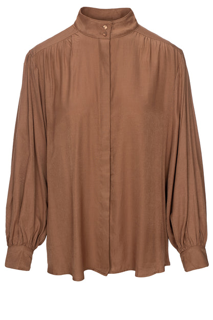 LUXZUZ // ONE TWO Albine Shirt Shirt 707 Toffee