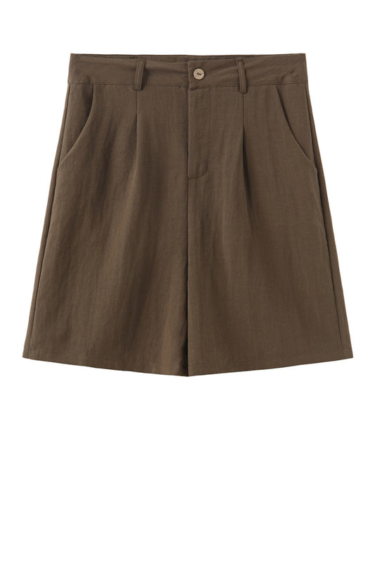 LUXZUZ // ONE TWO Alexandra Shorts Shorts Army Green 6330