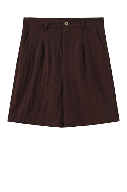 LUXZUZ // ONE TWO Alexandra Shorts Shorts Wine 4090