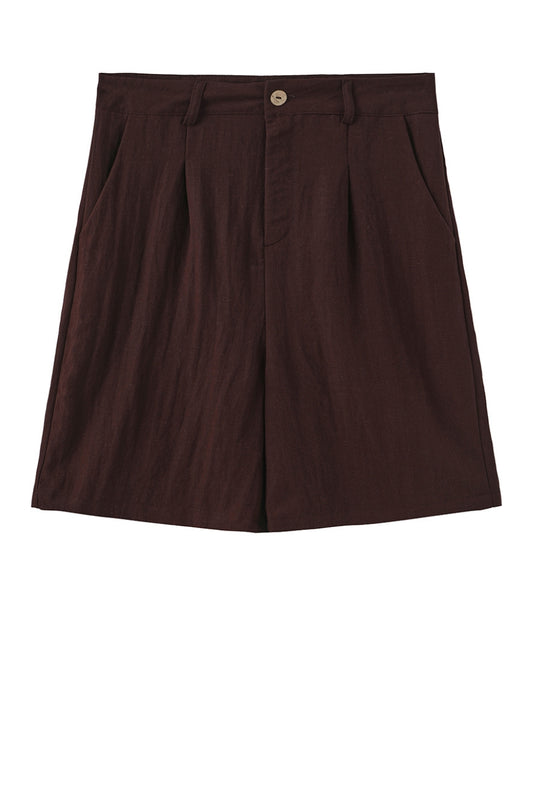 LUXZUZ // ONE TWO Alexandra Shorts Shorts Wine 4090