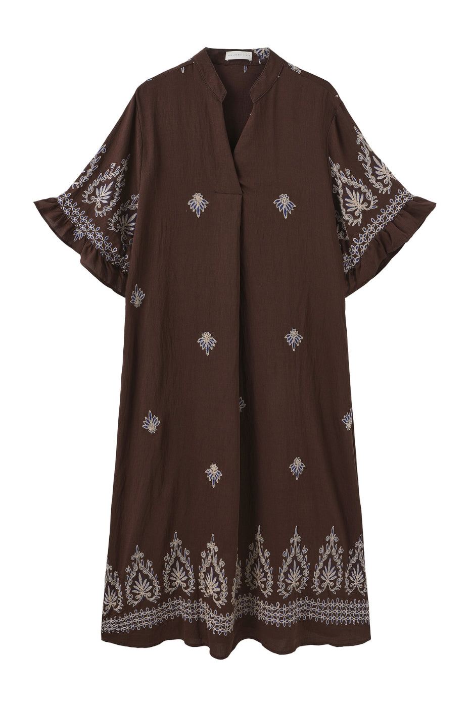 LUXZUZ // ONE TWO Alfhild Dress Dress Dark Brown 7090
