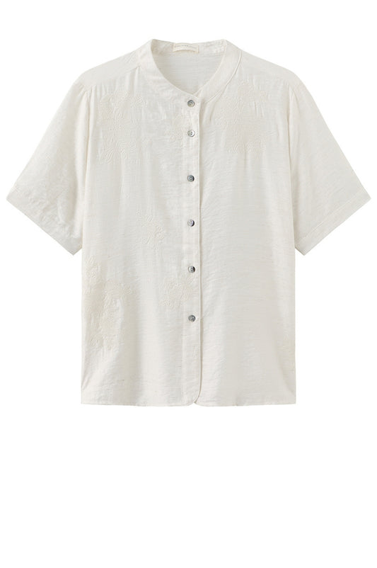 LUXZUZ // ONE TWO Alina Shirt Shirt Cream 7037