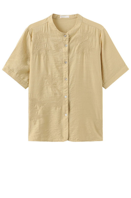LUXZUZ // ONE TWO Alina Shirt Shirt Soft Yellow 1029