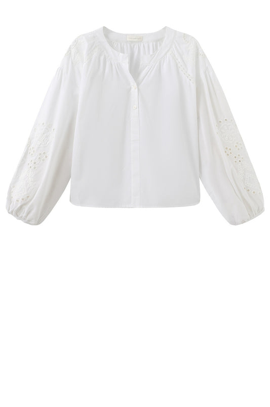 LUXZUZ // ONE TWO Alis Blouse Blouse Cream 7037