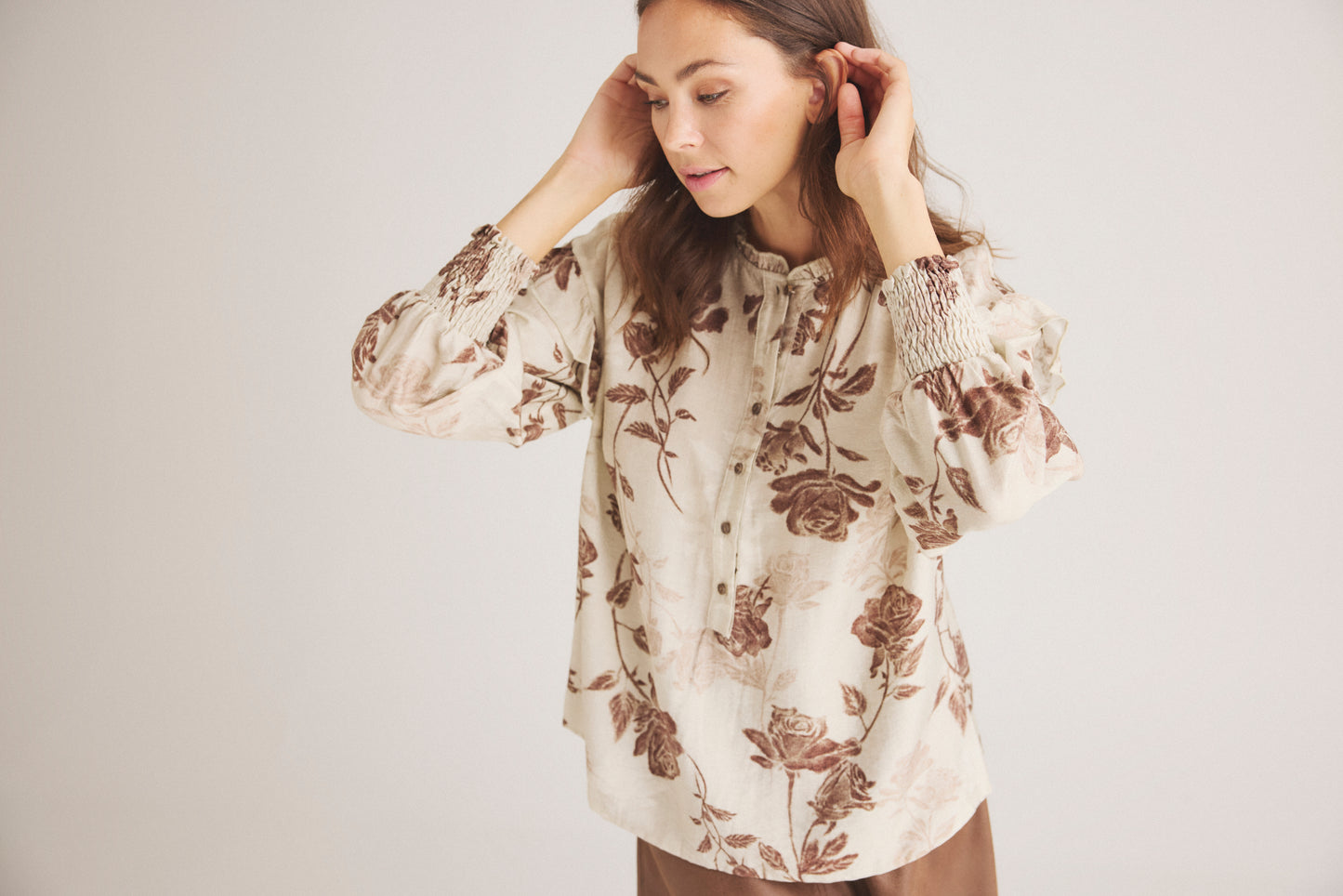 LUXZUZ // ONE TWO Alitza Blouse Blouse 769 Bone