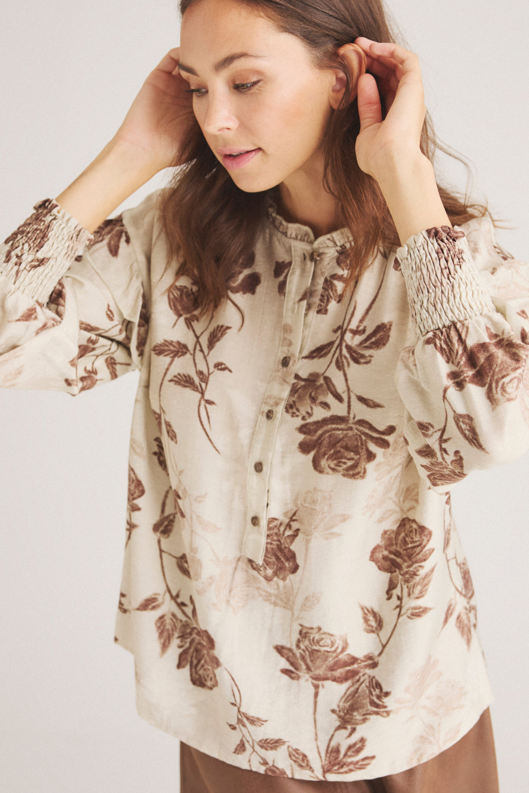 LUXZUZ // ONE TWO Alitza Blouse Blouse 769 Bone