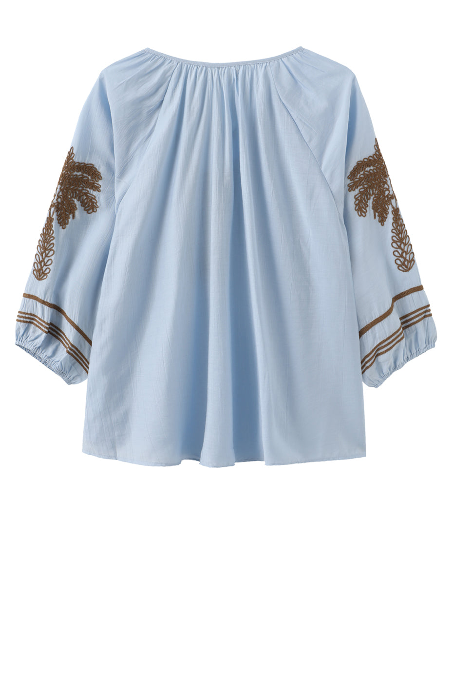 LUXZUZ // ONE TWO Allie Blouse Blouse Sky Blue 5102