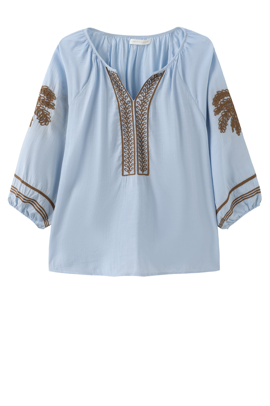 LUXZUZ // ONE TWO Allie Blouse Blouse Sky Blue 5102