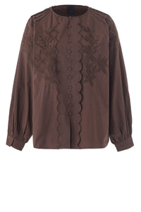Aloisia Shirt - Coffee Bean