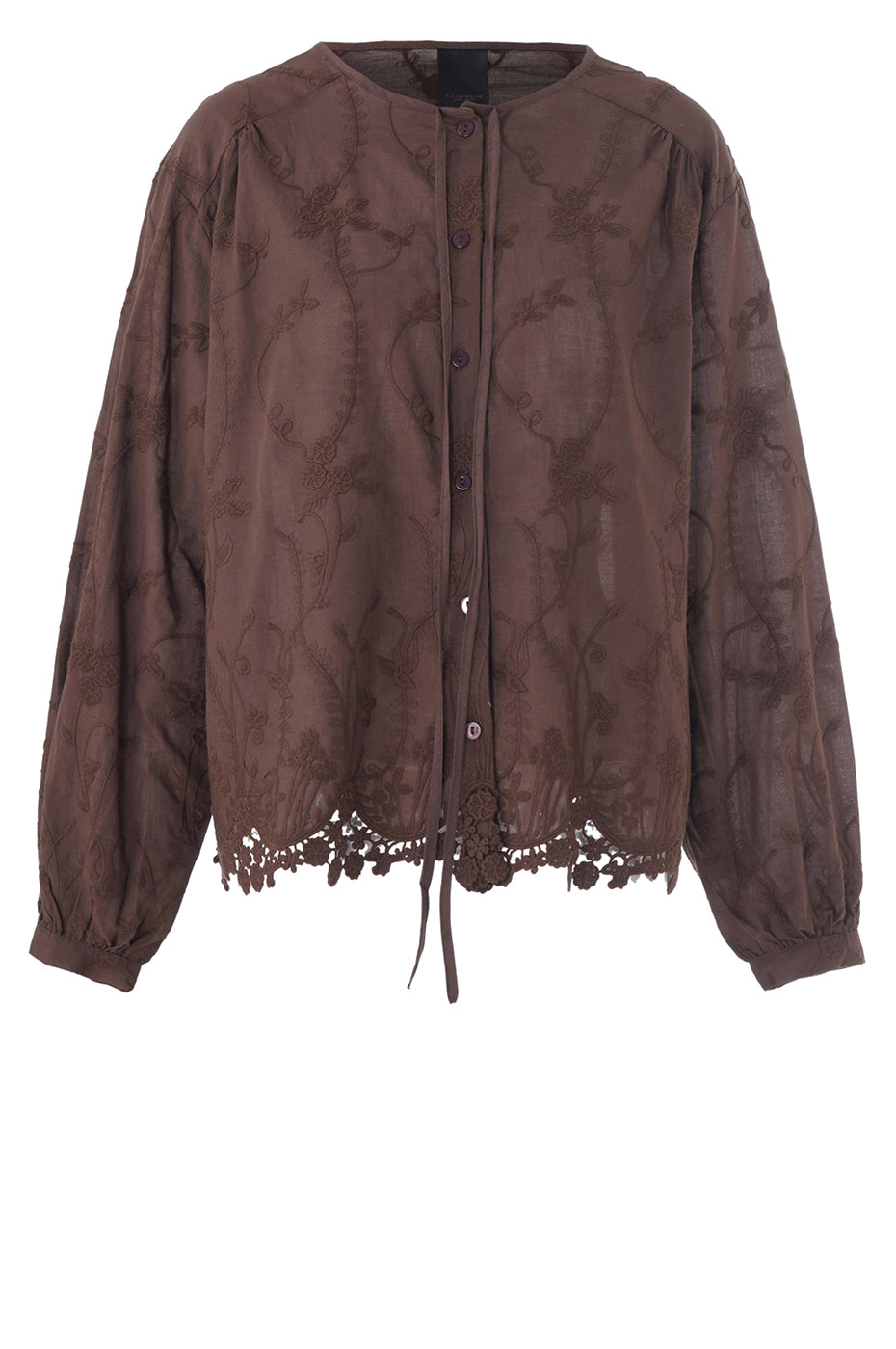 LUXZUZ // ONE TWO Alvild Shirt Shirt 795 Coffee Bean