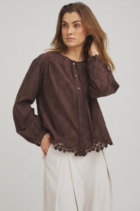 Alvild Shirt - Coffee Bean