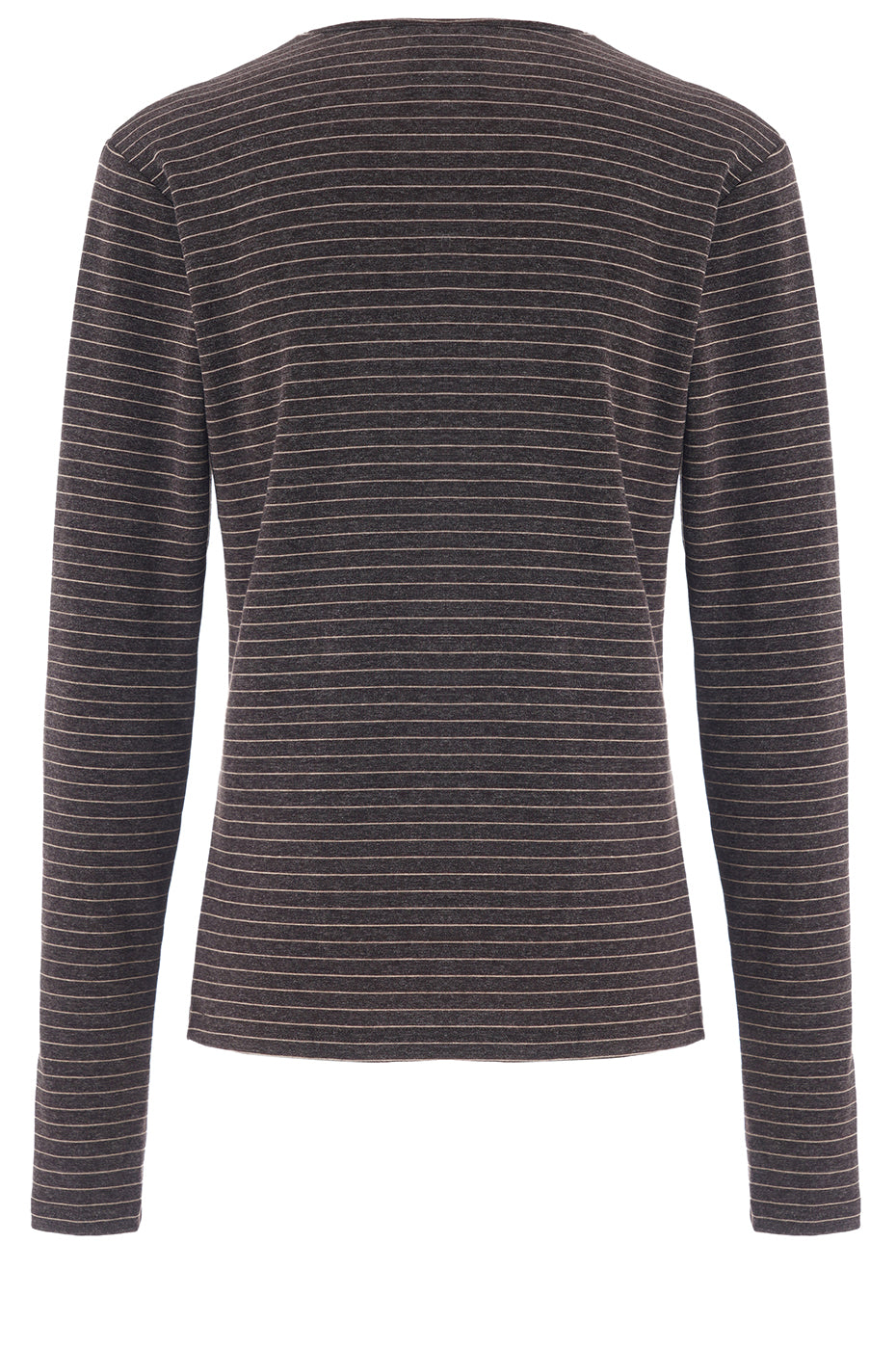 LUXZUZ // ONE TWO Amazig Stripe T-shirt T-Shirt 793 Chocolate Plum