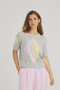 Ambrio Knit - Light Grey Melange