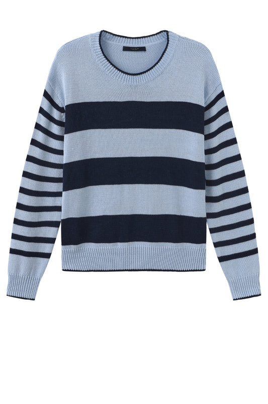 LUXZUZ // ONE TWO Aminah Knit Knit 501 Cerulean Blue