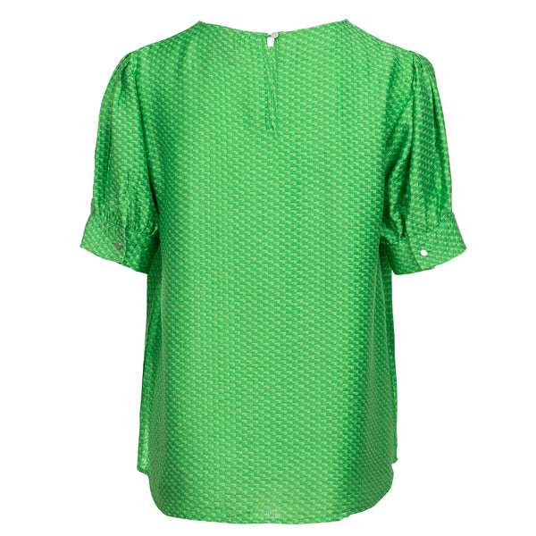 LUXZUZ // ONE TWO Arise Blouse Blouse 621 Vibrant Green