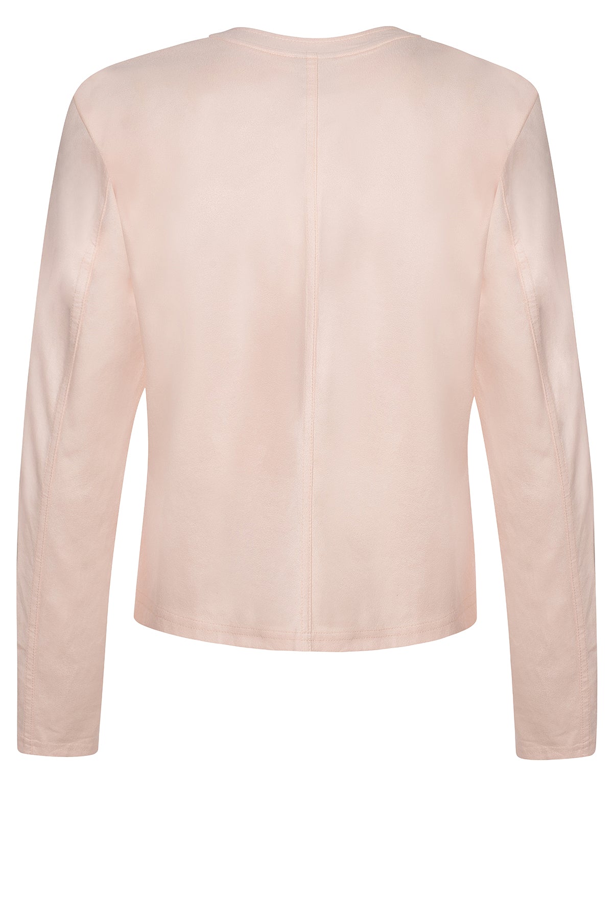 LUXZUZ // ONE TWO Athena Faux Leather Jacket Jacket 381 Blushing Bride