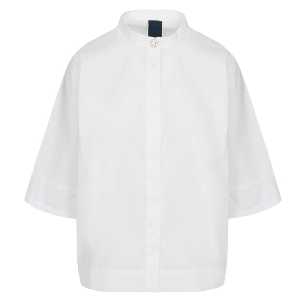 LUXZUZ // ONE TWO Atlanta Shirt Shirt 901 White