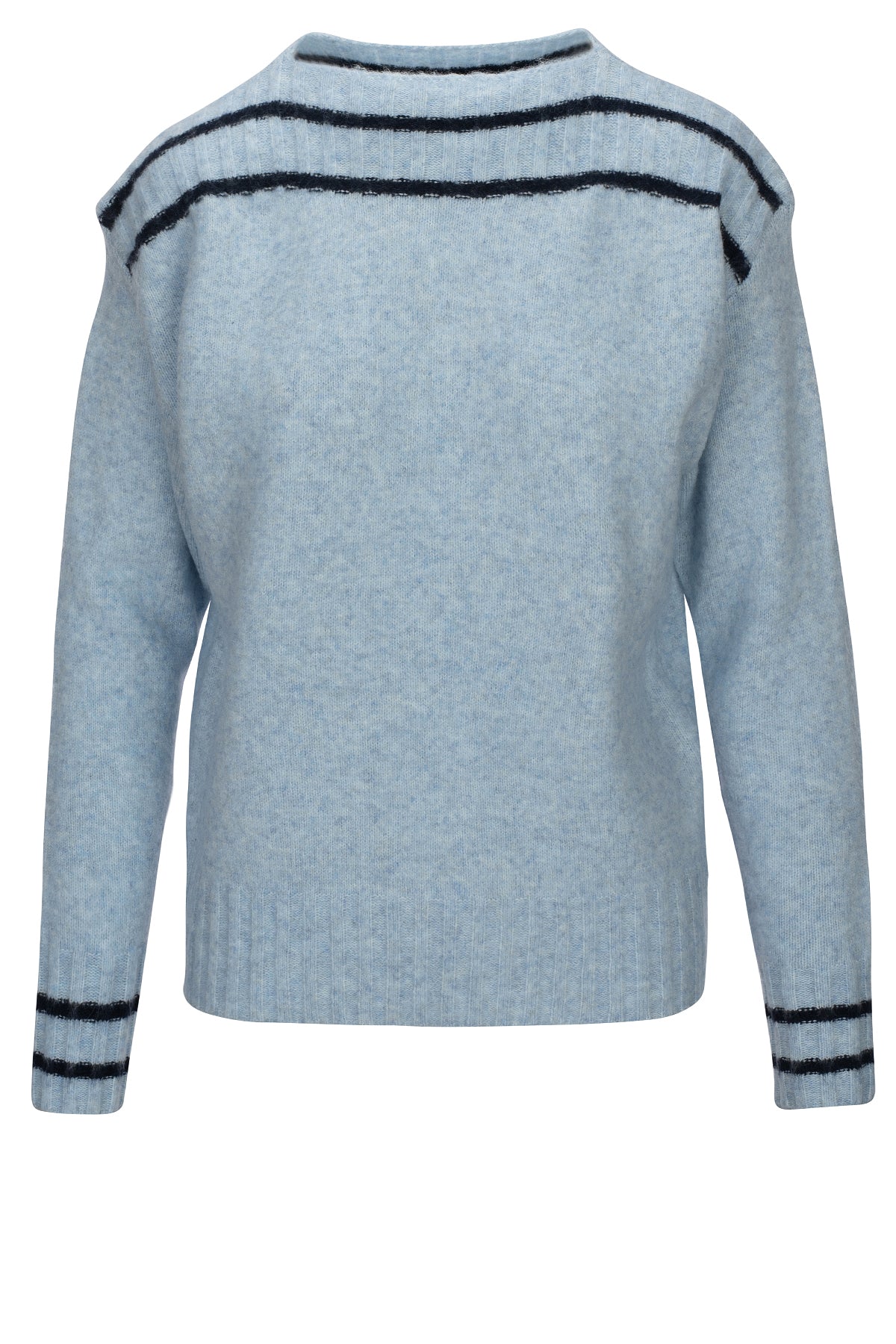 LUXZUZ // ONE TWO Aud Knit Knit 510 Chambray Blue