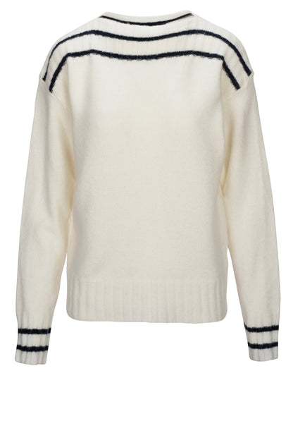 LUXZUZ // ONE TWO Aud Knit Knit 737 Cream