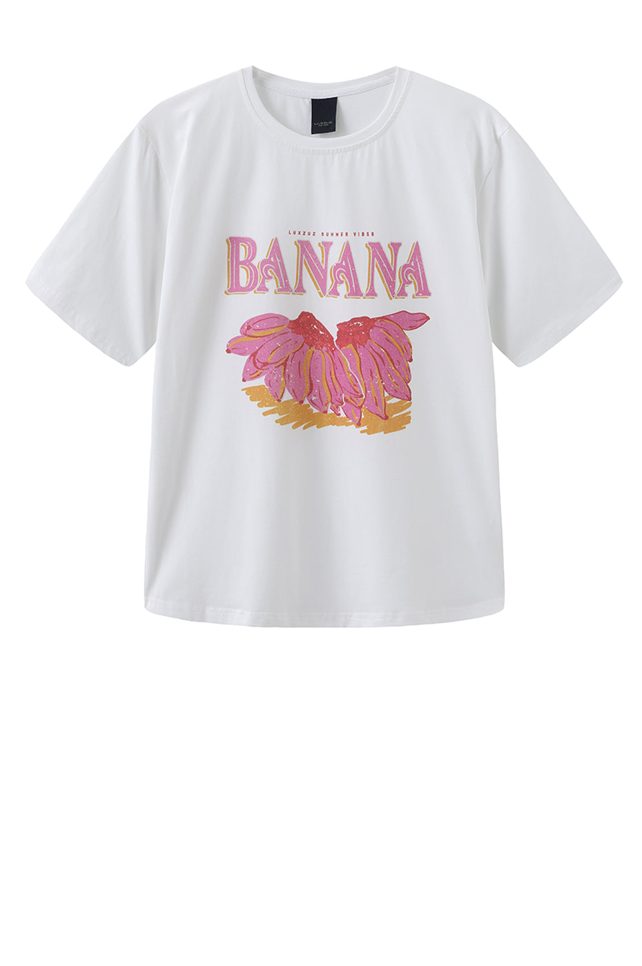 LUXZUZ // ONE TWO Bana T-shirt T-Shirt 901 White
