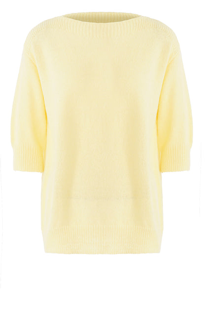 LUXZUZ // ONE TWO Barbro Knit Knit 129 Pastel Yellow