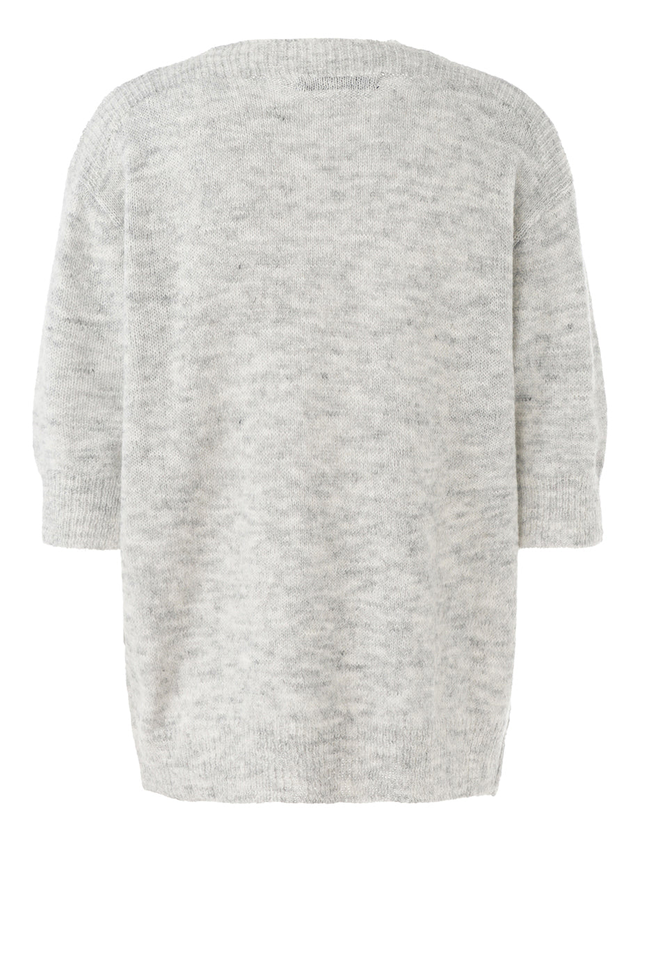 LUXZUZ // ONE TWO Barbro Knit Knit 808 Light Grey Melange