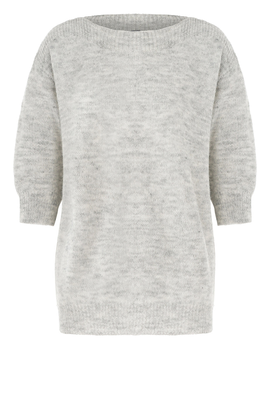 LUXZUZ // ONE TWO Barbro Knit Knit 808 Light Grey Melange