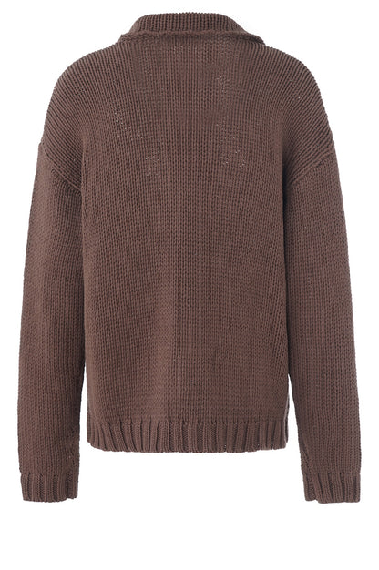 LUXZUZ // ONE TWO Beatriz Knit Knit 795 Coffee Bean