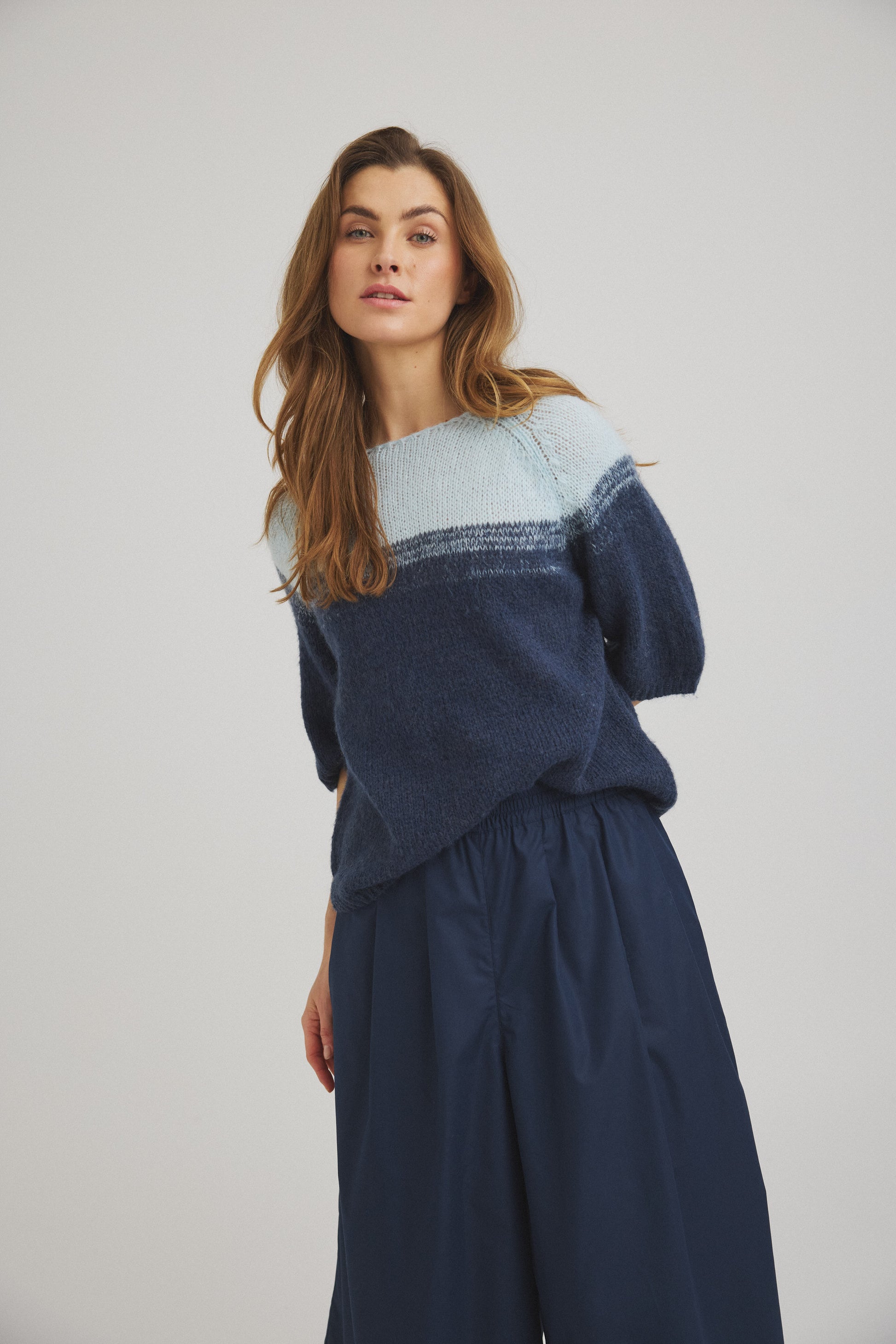 LUXZUZ // ONE TWO Belenda Knit Knit 577 Night Blue