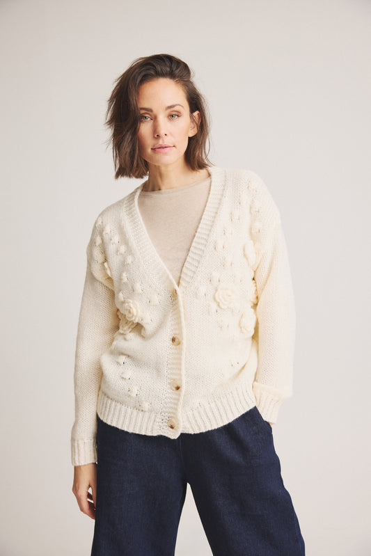 LUXZUZ // ONE TWO Bendie Knit Knit 737 Cream