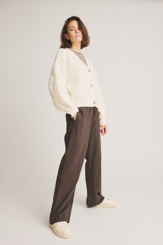 LUXZUZ // ONE TWO Bene Knit Knit 737 Cream