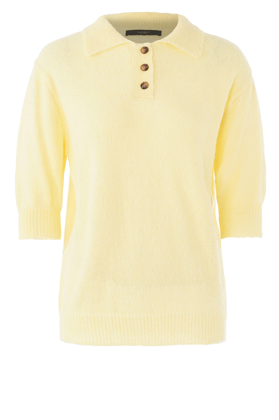 LUXZUZ // ONE TWO Benedicta Knit Knit 129 Pastel Yellow
