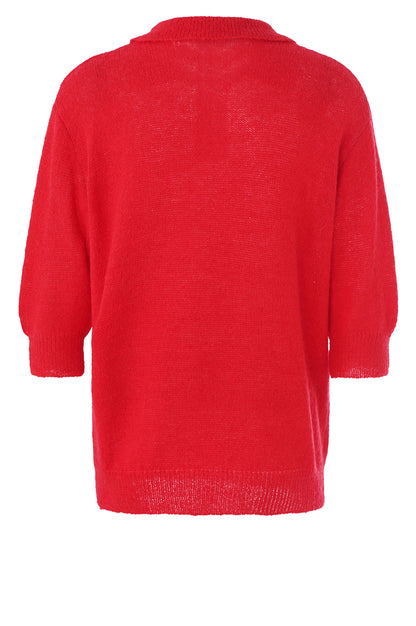 LUXZUZ // ONE TWO Benedicta Knit Knit 349 Flame Scarlet