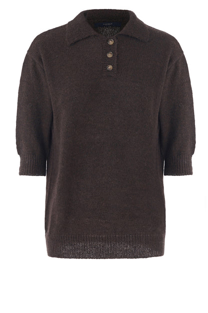 LUXZUZ // ONE TWO Benedicta Knit Knit 795 Coffee Bean