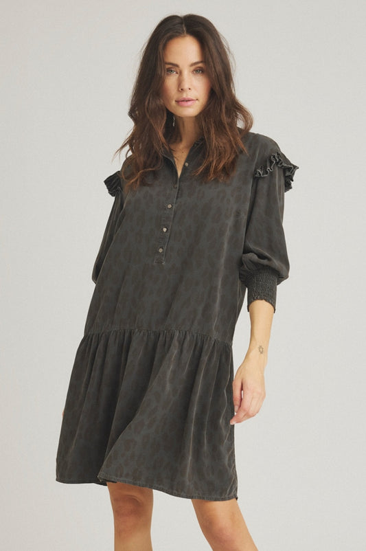 LUXZUZ // ONE TWO Bertariana Dress Dress 995 Charcoal