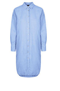 Binien Long Shirt - Chambray Blue