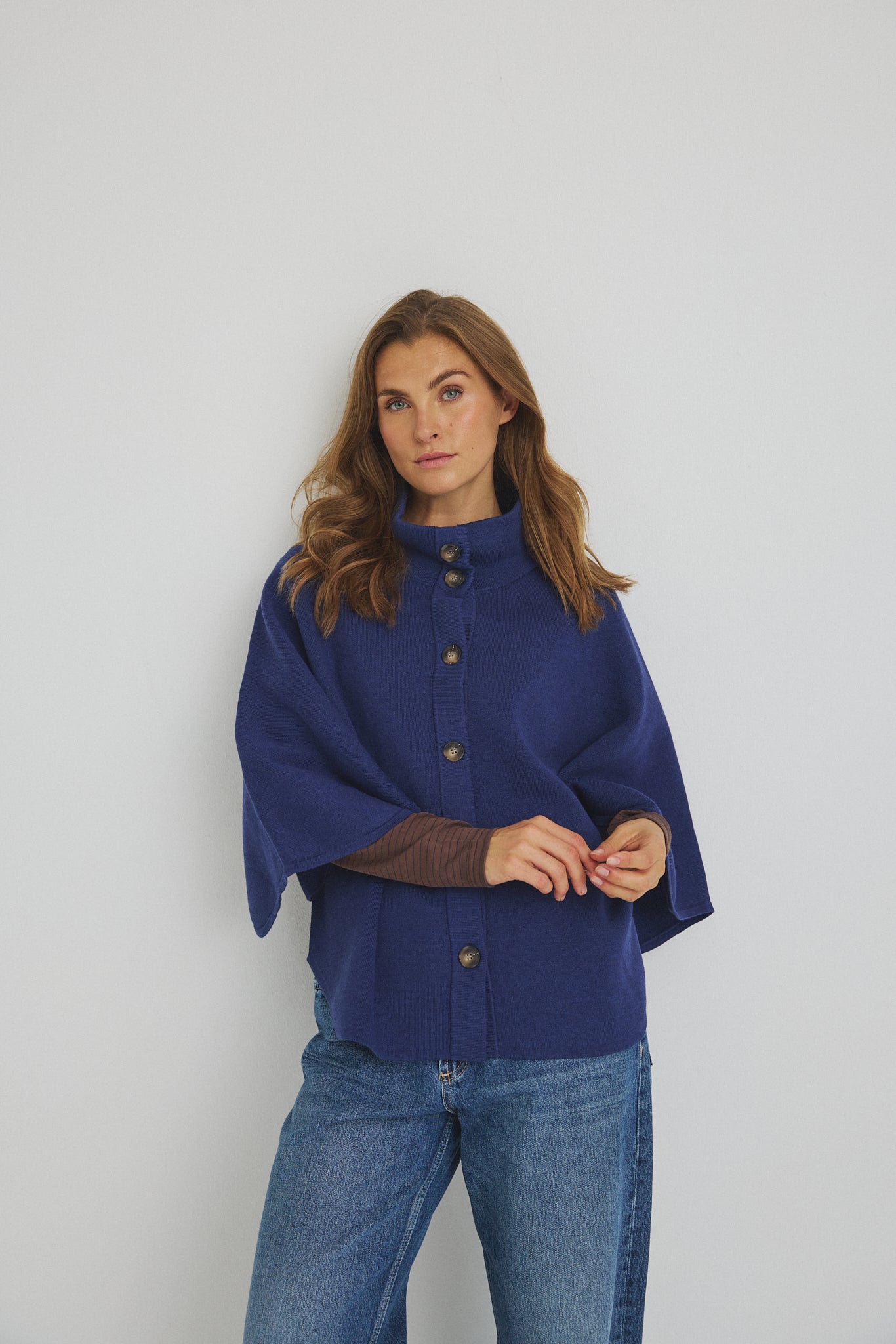 LUXZUZ // ONE TWO Birdie Knit Knit 575 Navy Blue