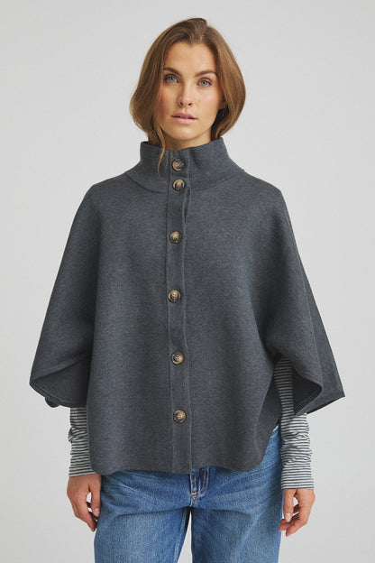 LUXZUZ // ONE TWO Birdie Knit Knit 833 Asphalt
