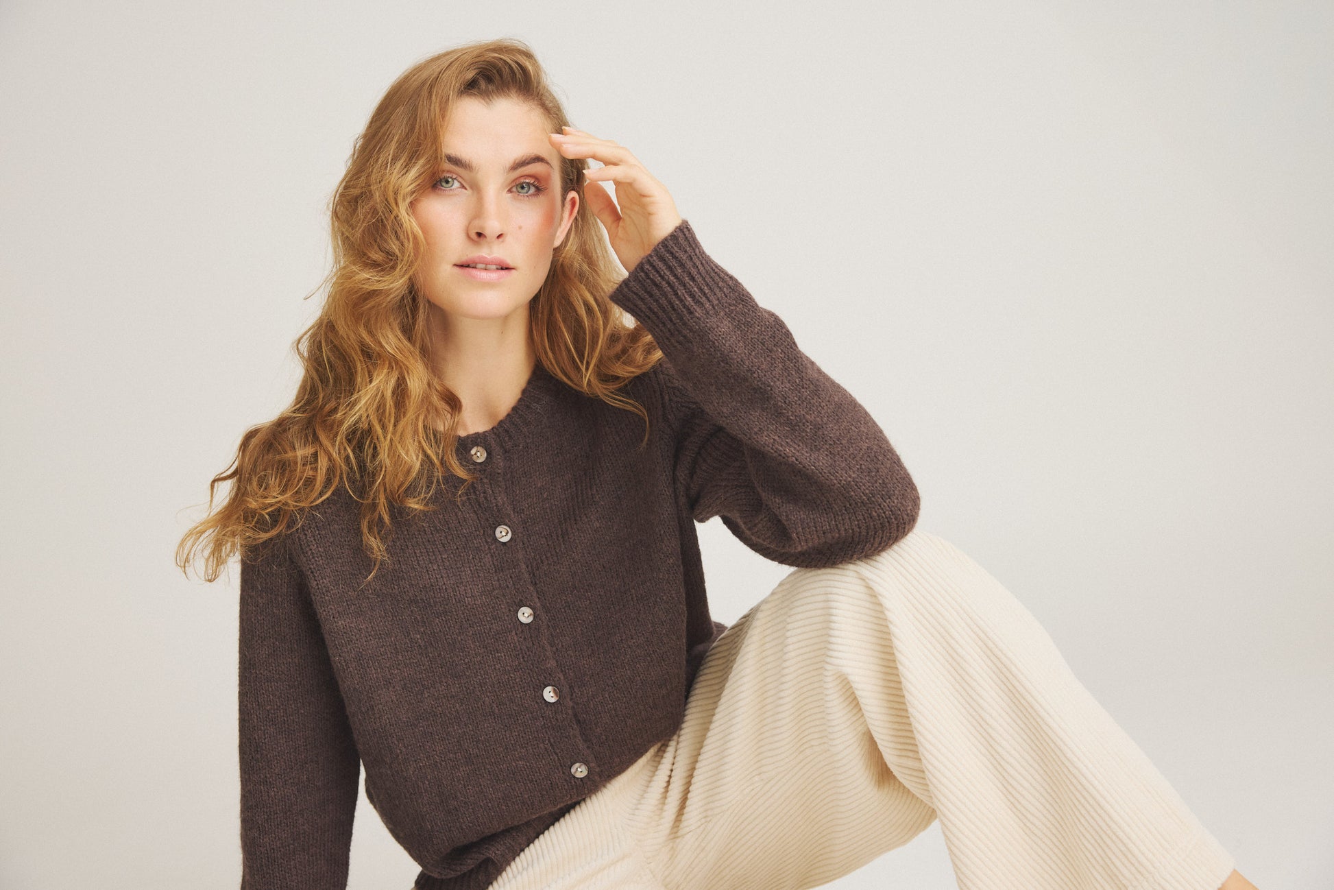 LUXZUZ // ONE TWO Birgita Knit Knit 787 Delicioso