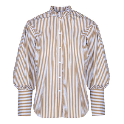 LUXZUZ // ONE TWO Blanche Shirt Shirt 782 Otter Brown