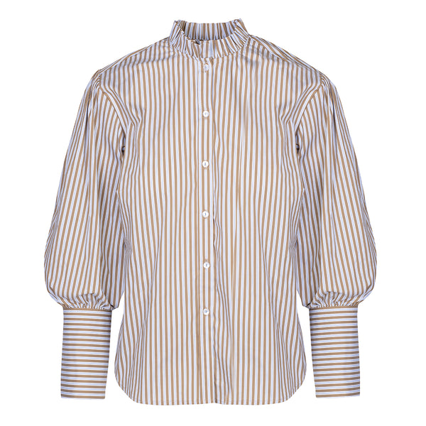 LUXZUZ // ONE TWO Blanche Shirt Shirt 782 Otter Brown